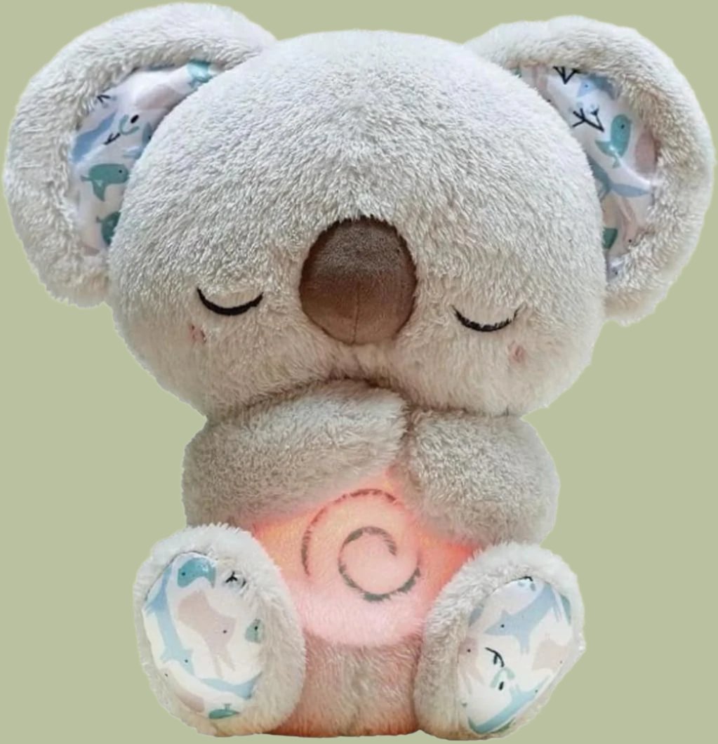 رفيق التنفس والحركة الصوتي المحمول الجديد من Mykro™ 2024 Soothe 'n Snuggle Koala